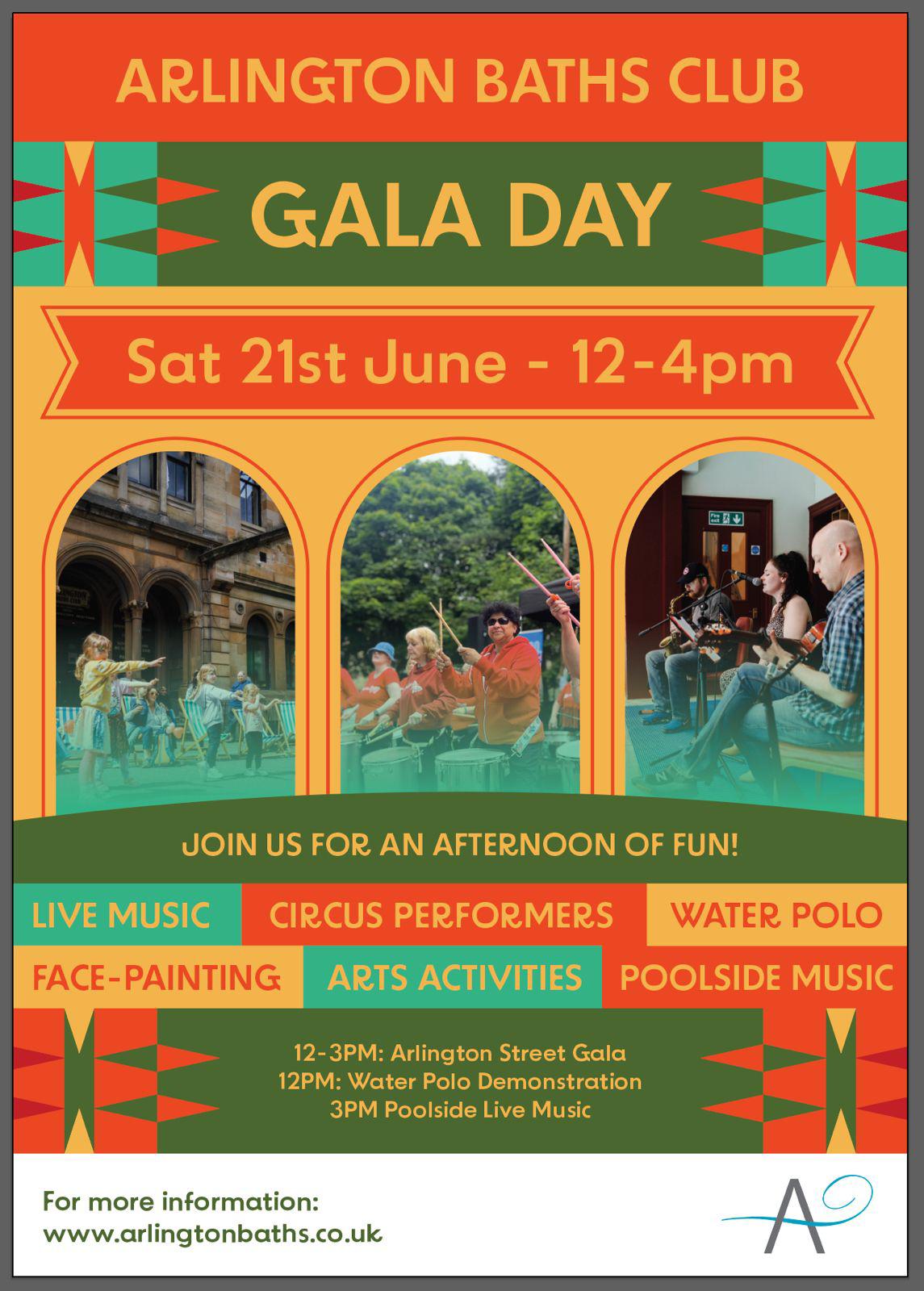 poster for the 2025 Arlington Baths Gala 